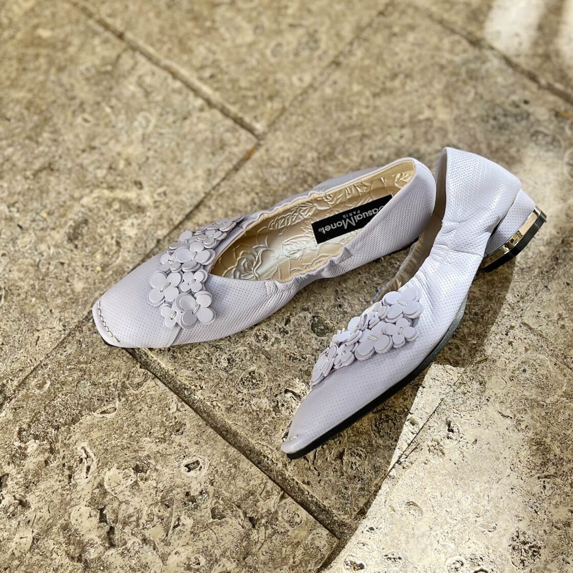241403】フラワーモチーフパンプス｜HAYASHIGO ONLINE SHOP