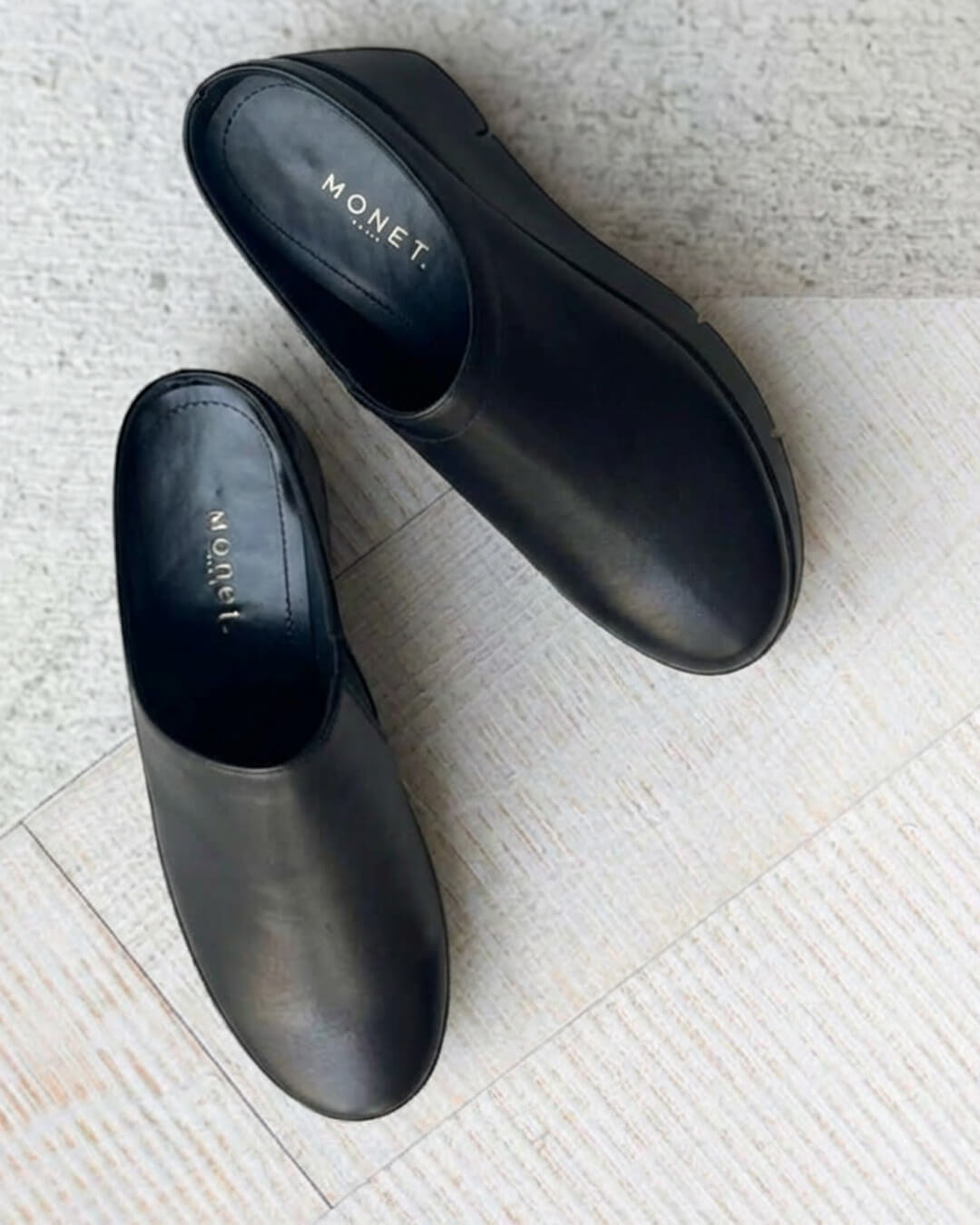 モネ Monet【88904】厚底ソフトレザーミュール｜HAYASHIGO ONLINE SHOP