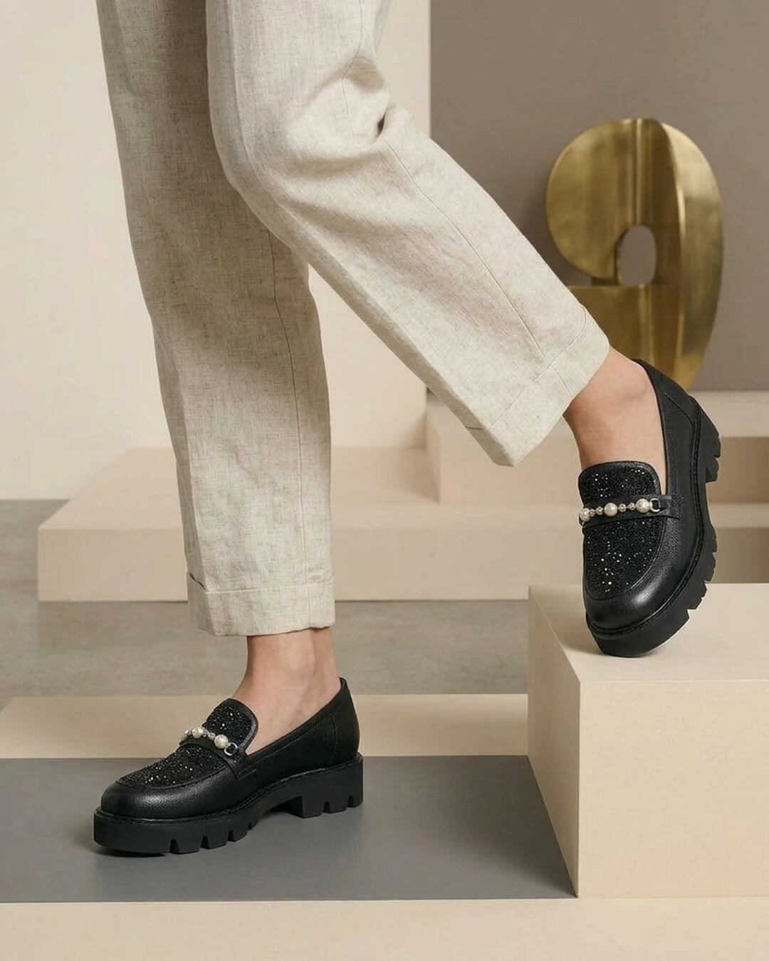 モネ Monet【211520】メッシュ風ローファー｜HAYASHIGO ONLINE SHOP