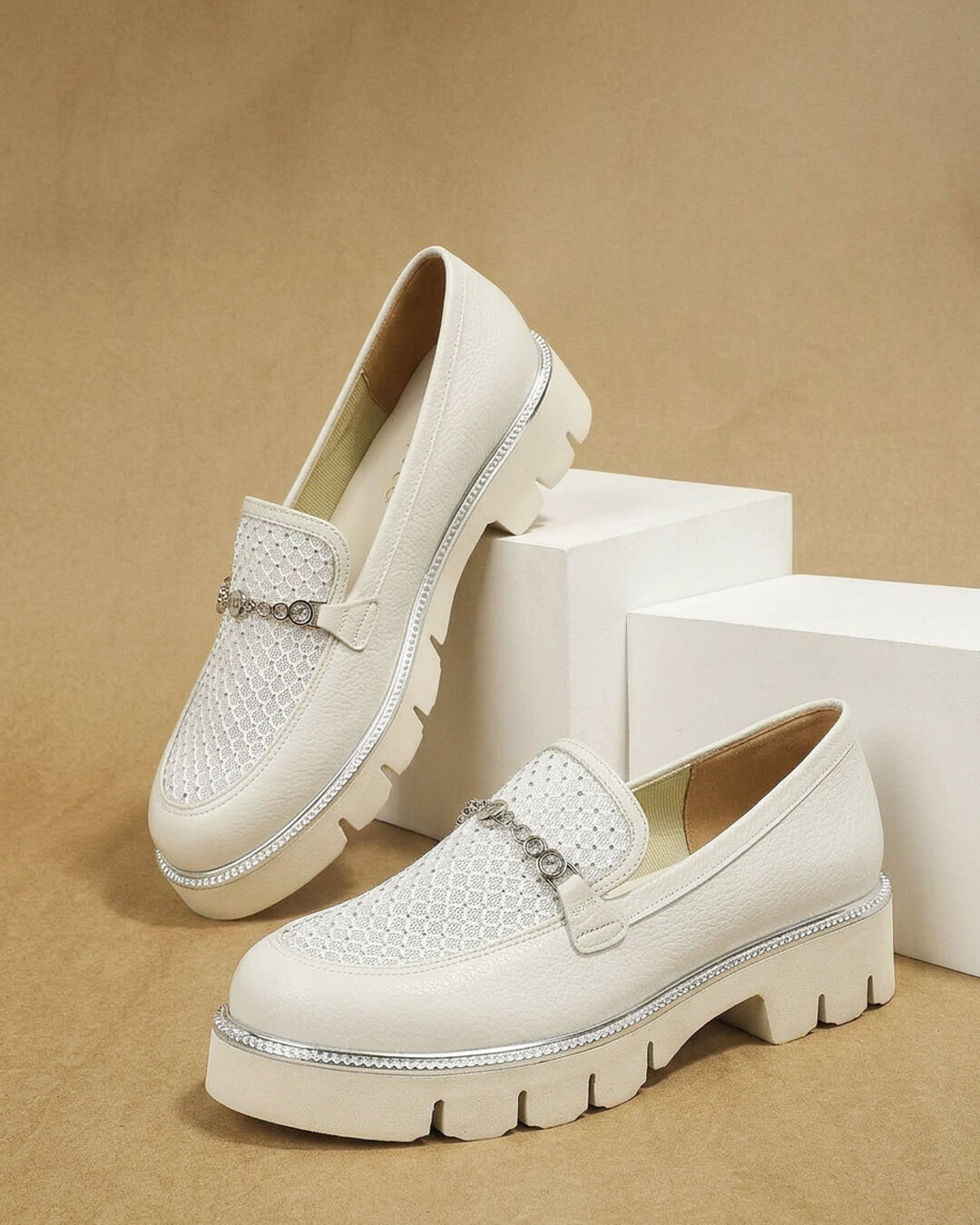 モネ Monet【211520】メッシュ風ローファー｜HAYASHIGO ONLINE SHOP