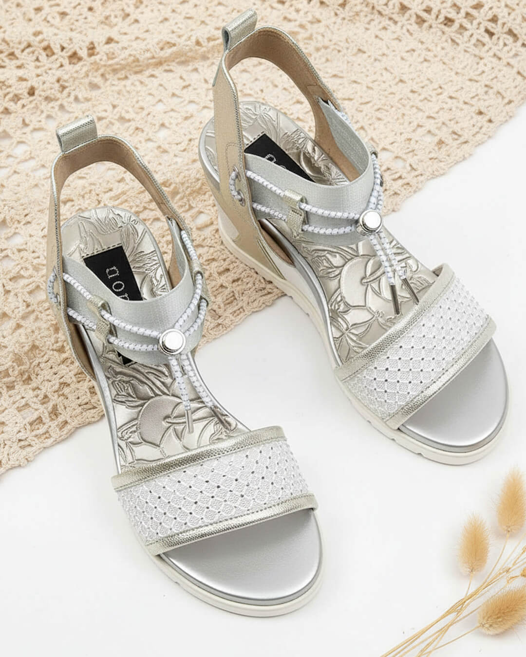 モネ Monet【211550】ウェッジソールサンダル｜HAYASHIGO ONLINE SHOP