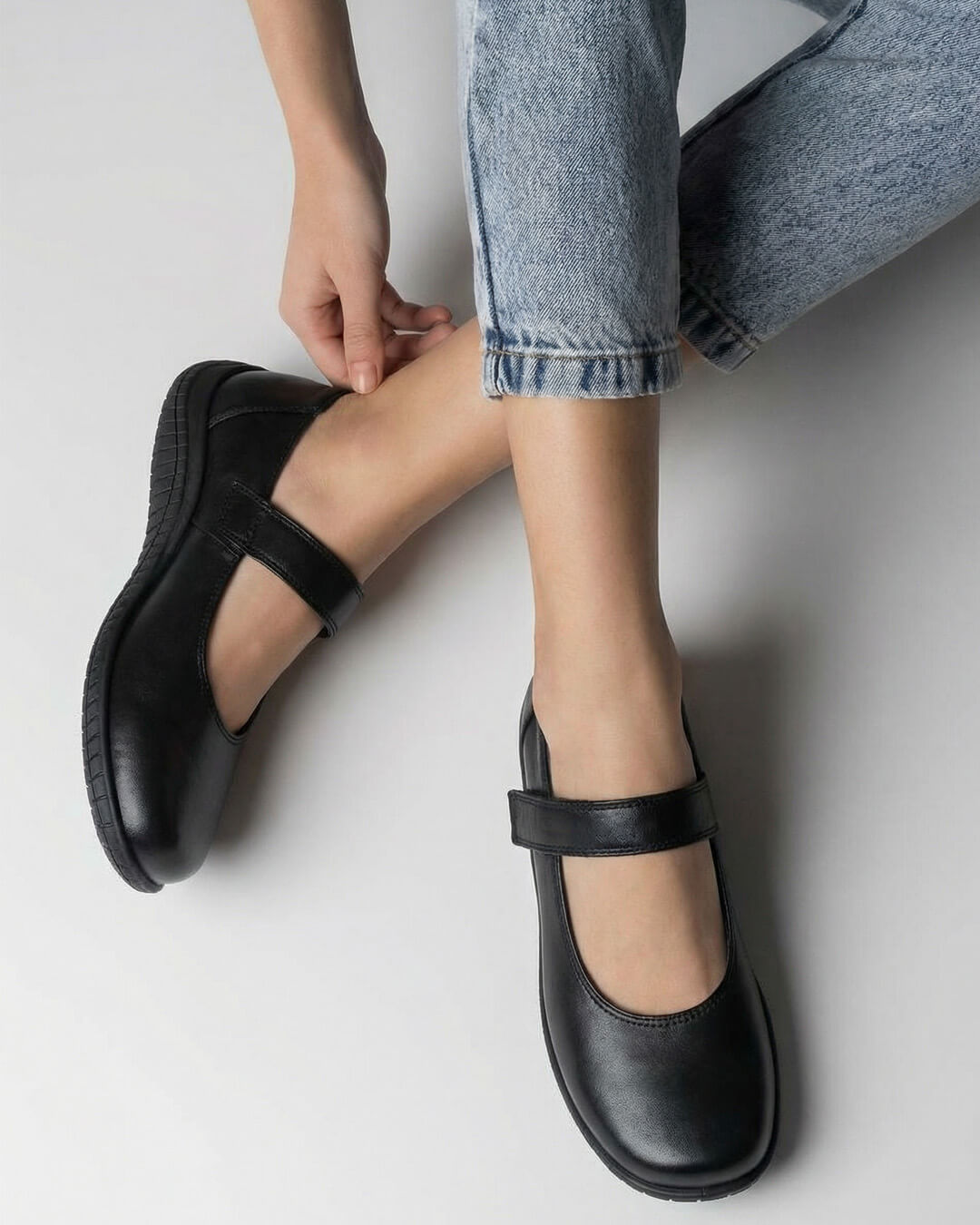 211621】ストラップフラットシューズ