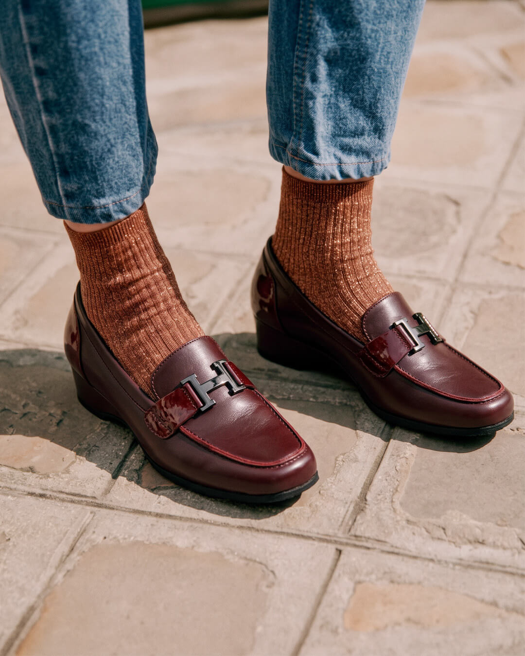 モネ Monet【333610】バックルローファー｜HAYASHIGO ONLINE SHOP