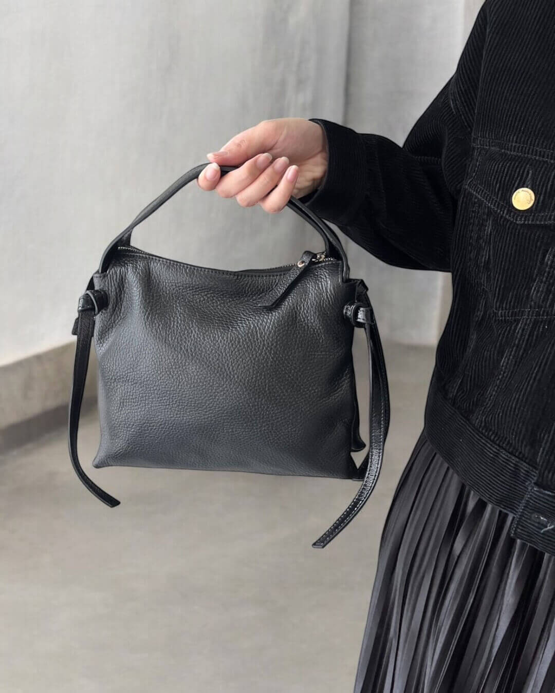 【未使用品✨️】HAYASHIGO デアーバッグ ビシネスバッグ　鹿革　ブラック 未使用品✨️】HAYASHIGO デアーバッグ ビシネスバッグ 鹿革