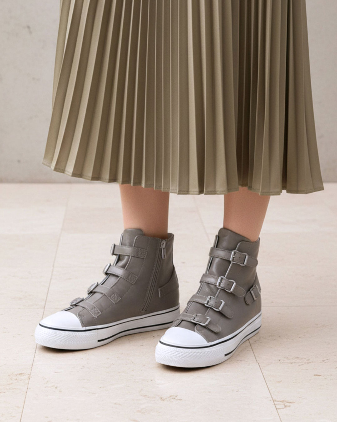 【ゆり】ASH 【VIRGIN】ベルトハイカットスニーカー ASH（アッシュ） スニーカー 「VIRGIN」ベルトハイカットスニーカー