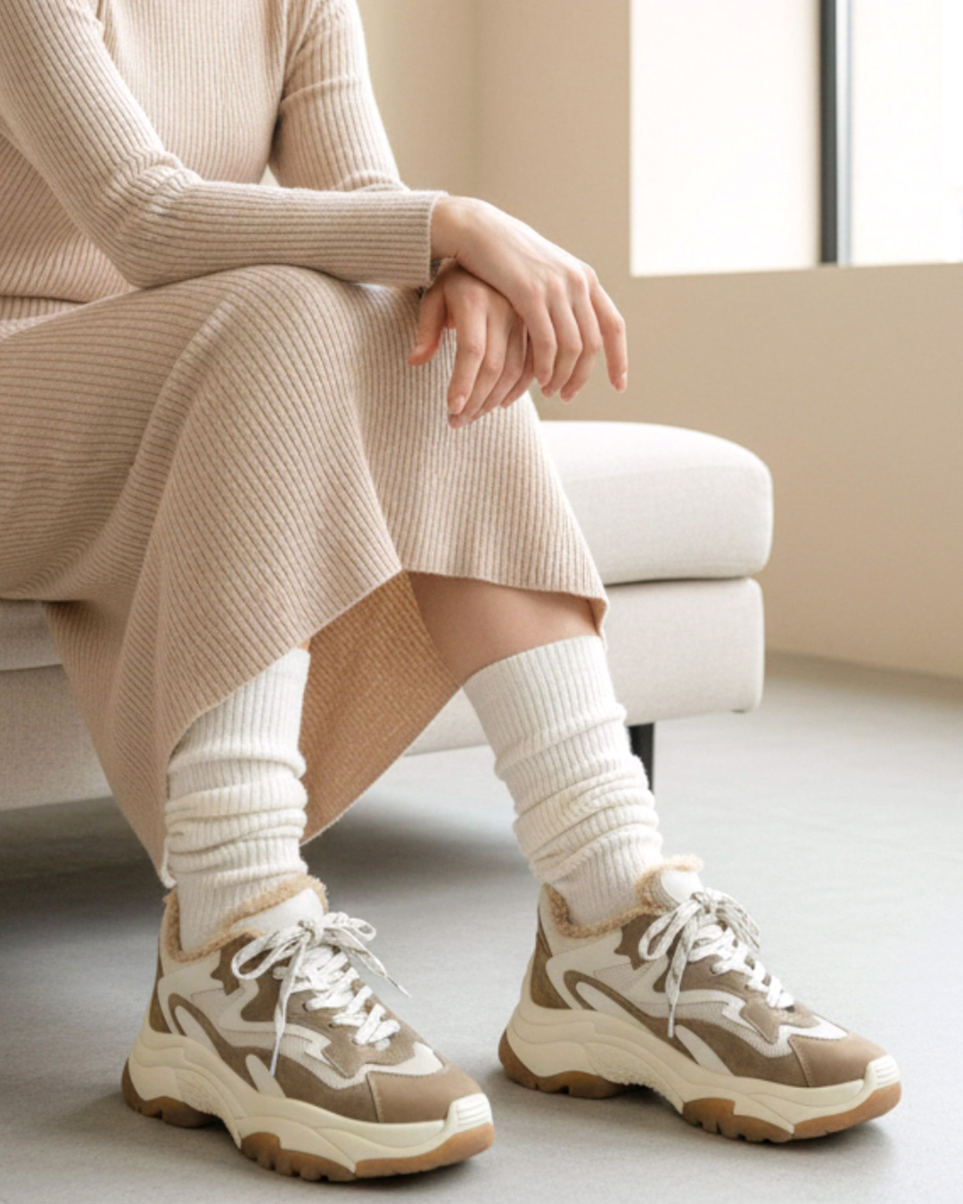 ADDICT FUR】ファーチャンキースニーカー｜HAYASHIGO ONLINE SHOP