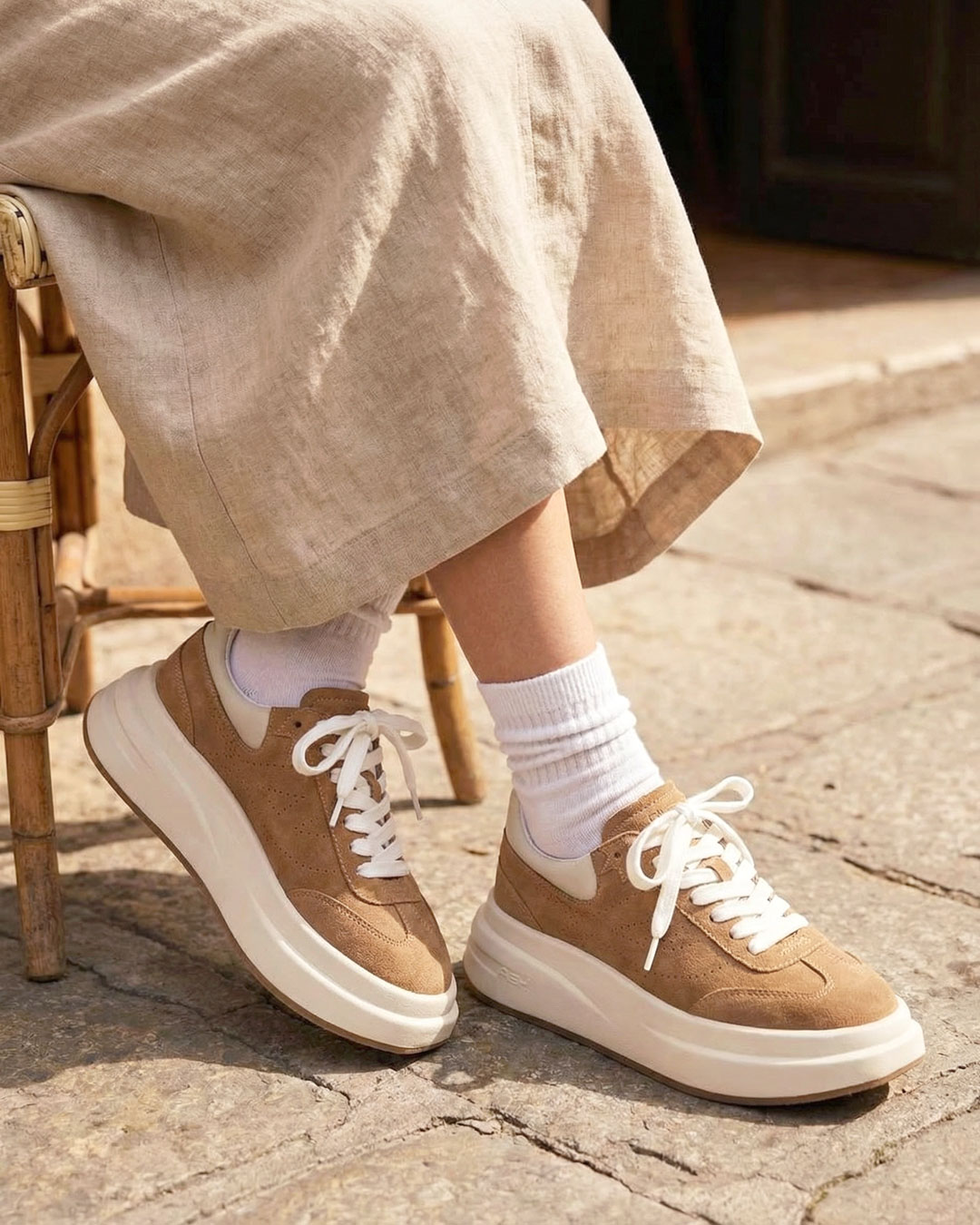 IDOL】厚底ブラウンスニーカー｜HAYASHIGO ONLINE SHOP -ハヤシゴ