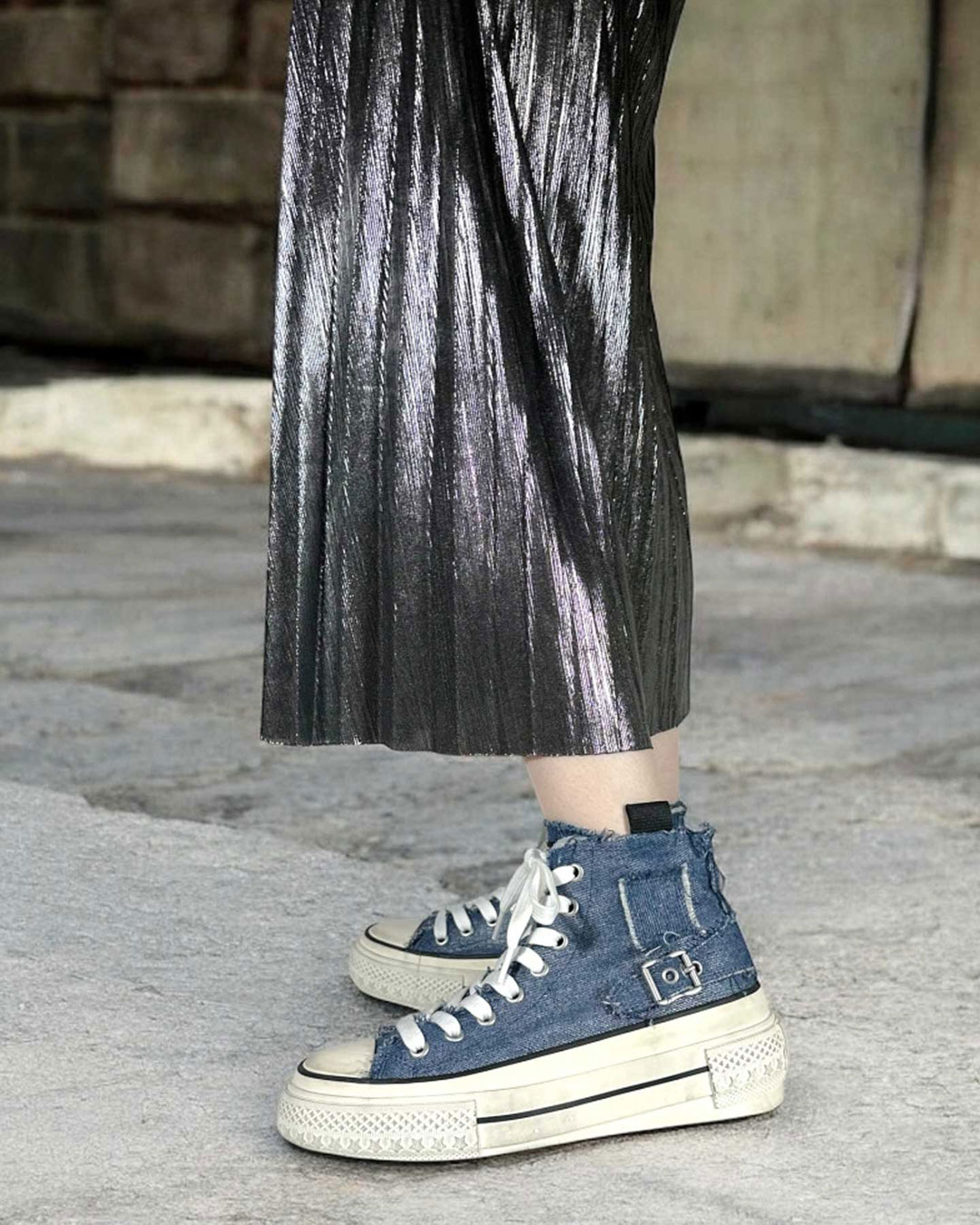 RAGE BIS】厚底デニムハイカットスニーカー｜HAYASHIGO ONLINE SHOP