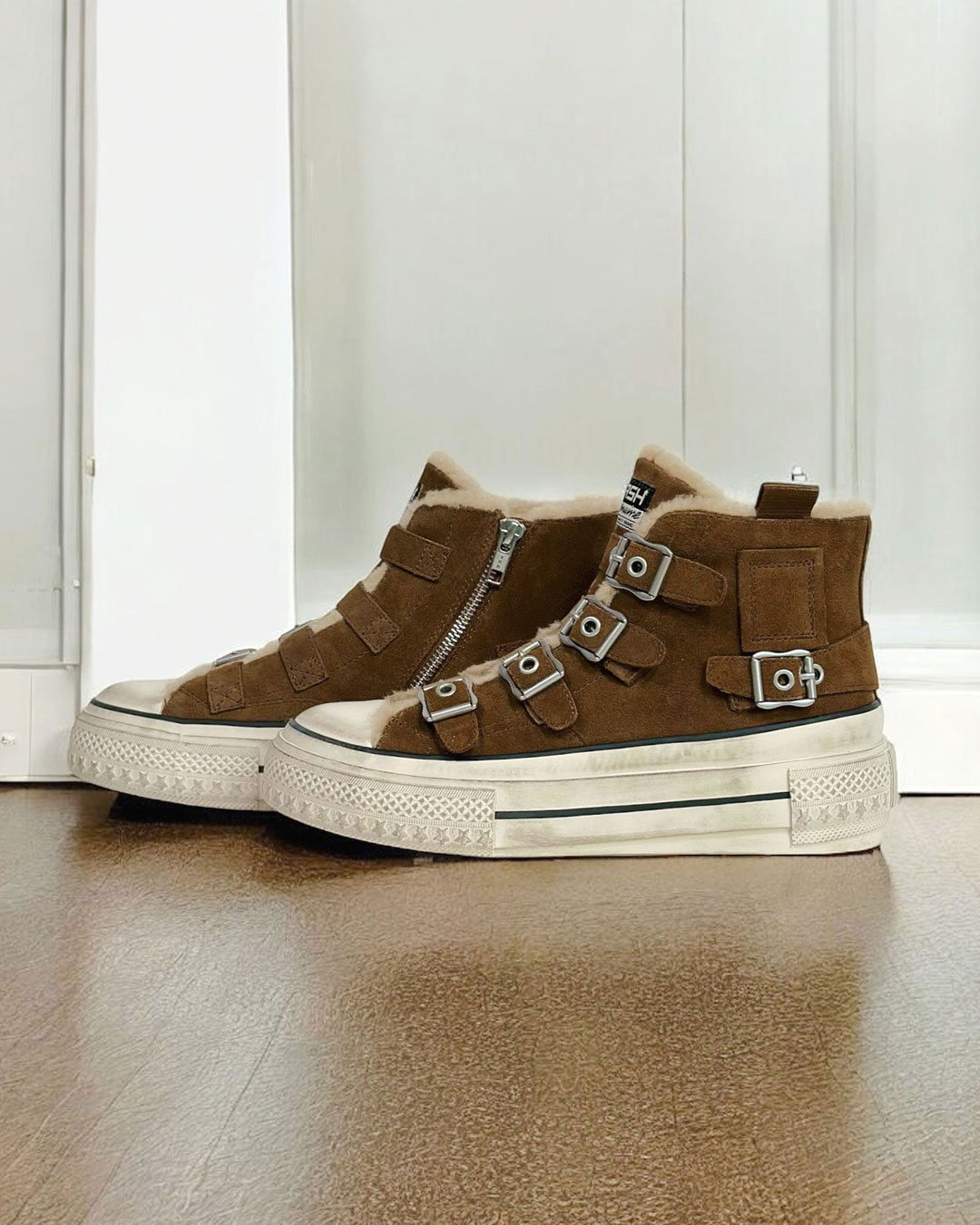 RAINBOW FUR】厚底ファーハイカットスニーカー｜HAYASHIGO ONLINE SHOP