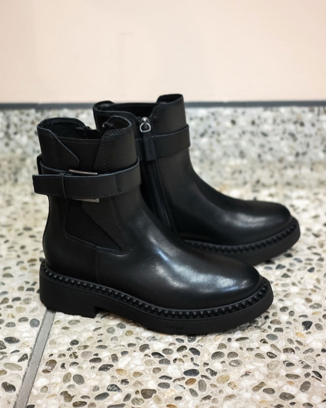 アッシュ ASH【MARGOT】ベルト厚底ショートブーツ｜HAYASHIGO ONLINE