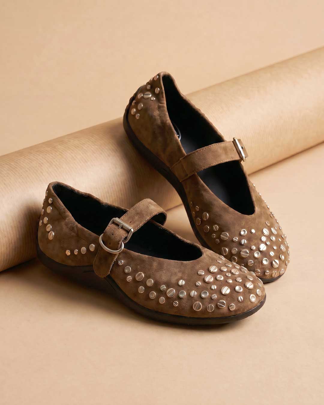 OHGA スタッズパンプス 24cm アッシュ ASH 【MIMOSA】スタッズパンプス｜HAYASHIGO ONLINE SHOP