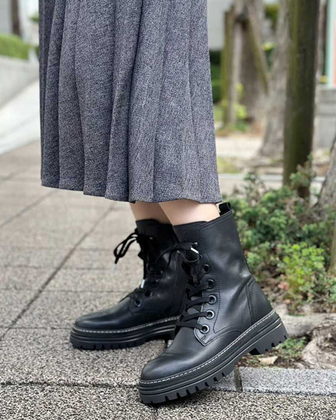 31721】厚底レースアップブーツ｜HAYASHIGO ONLINE SHOP -ハヤシゴ