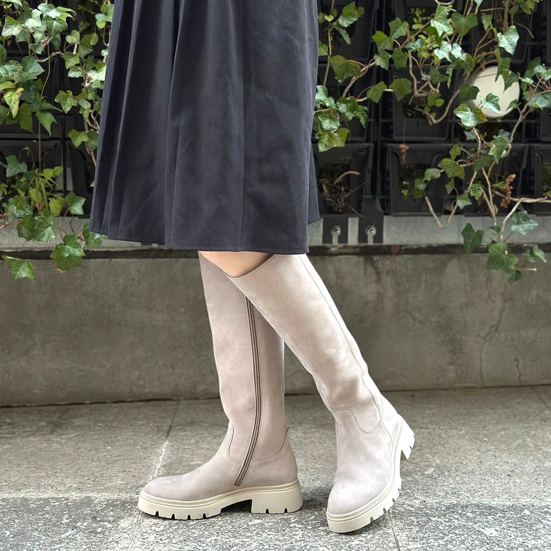 31859】筒周り調整可ロングブーツ｜HAYASHIGO ONLINE SHOP
