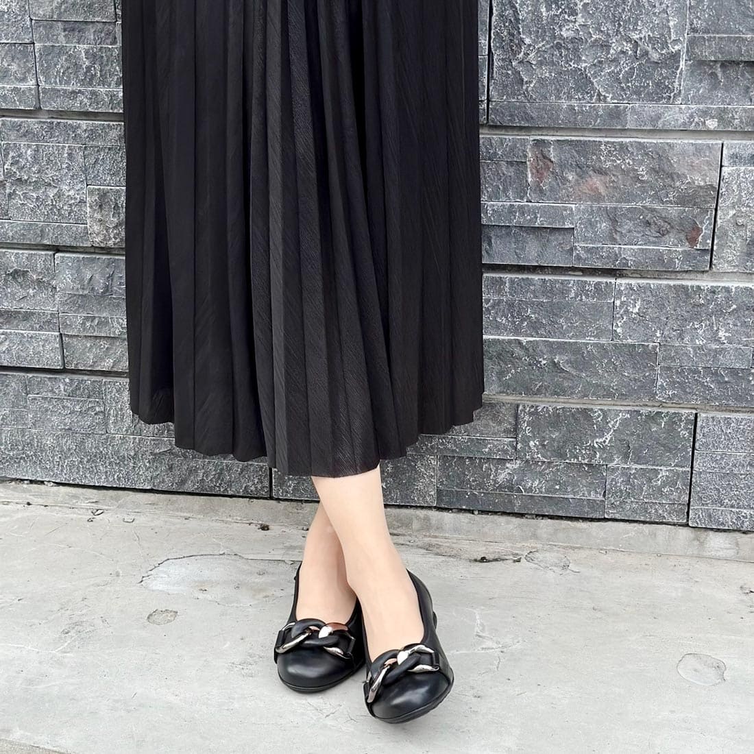 42625】チェーンデザインパンプス｜HAYASHIGO ONLINE SHOP