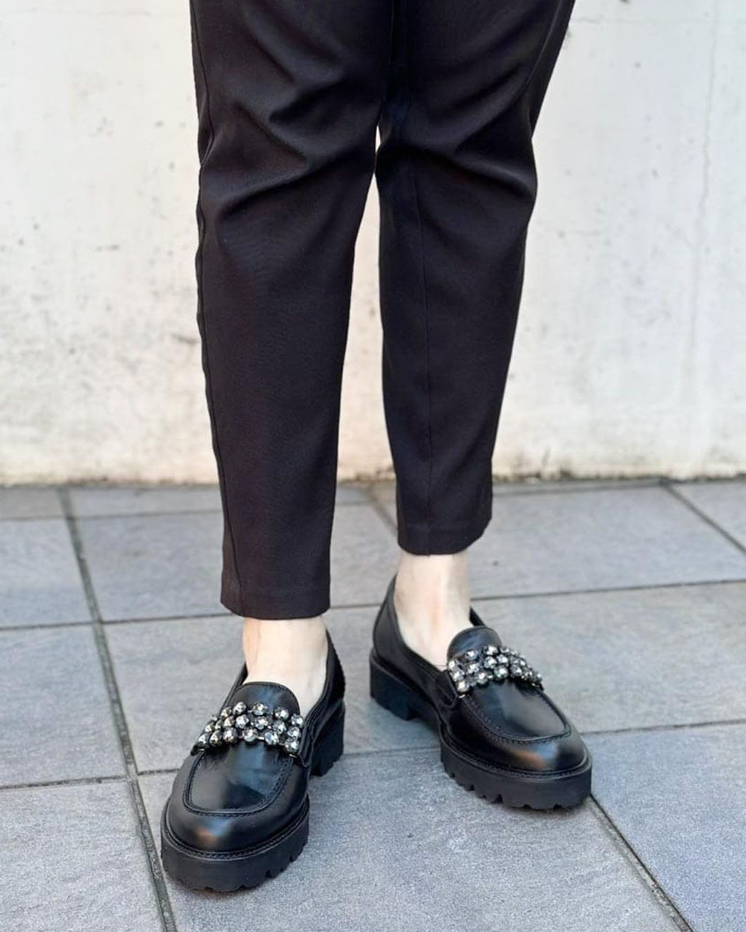 45247】ビジューデザインローファー｜HAYASHIGO ONLINE SHOP -ハヤシゴ