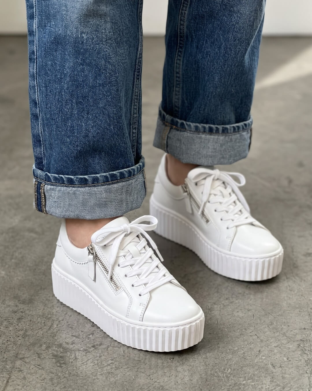 ガボール GABOR【53200】厚底レザースニーカー｜HAYASHIGO ONLINE SHOP