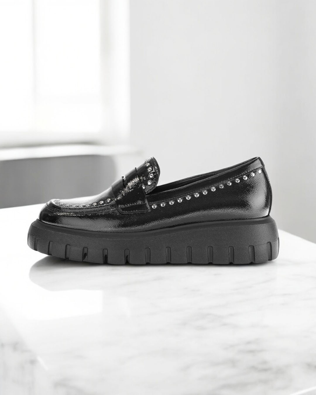 55303】厚底スタッズローファー｜HAYASHIGO ONLINE SHOP -ハヤシゴ