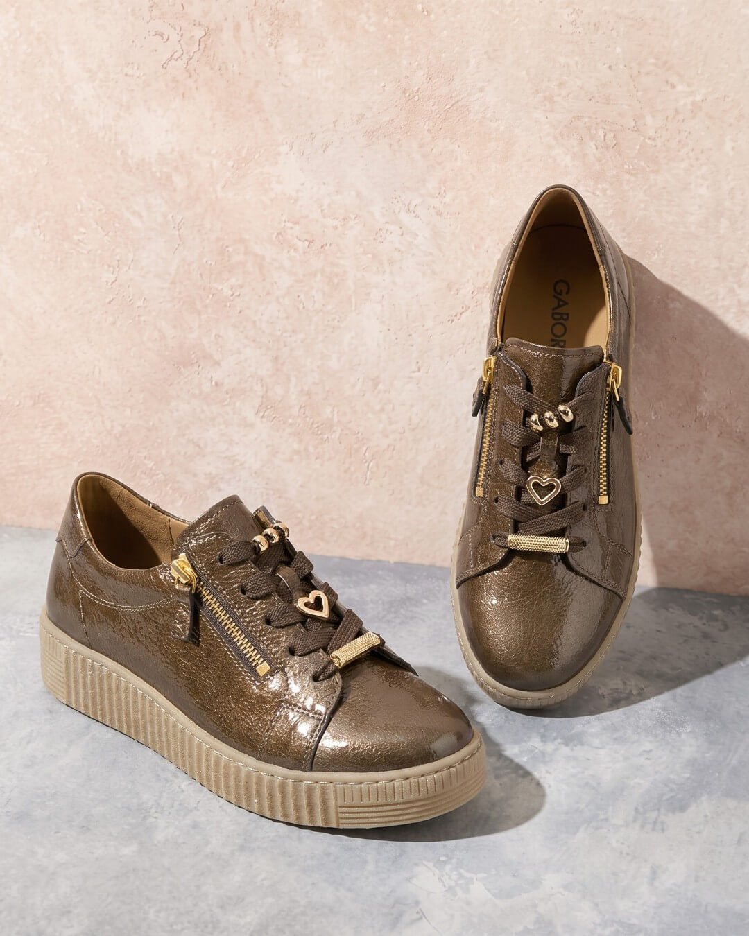 ガボール GABOR 【601003】エナメルスニーカー｜HAYASHIGO ONLINE SHOP