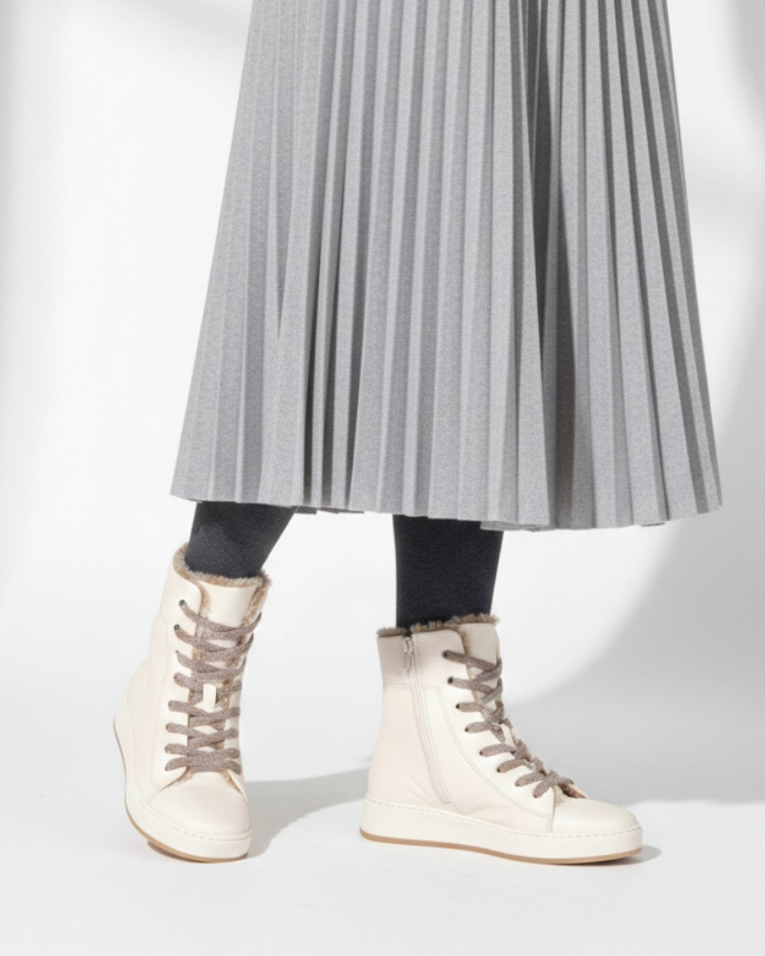 76775】異素材コンビハイカットスニーカー｜HAYASHIGO ONLINE SHOP