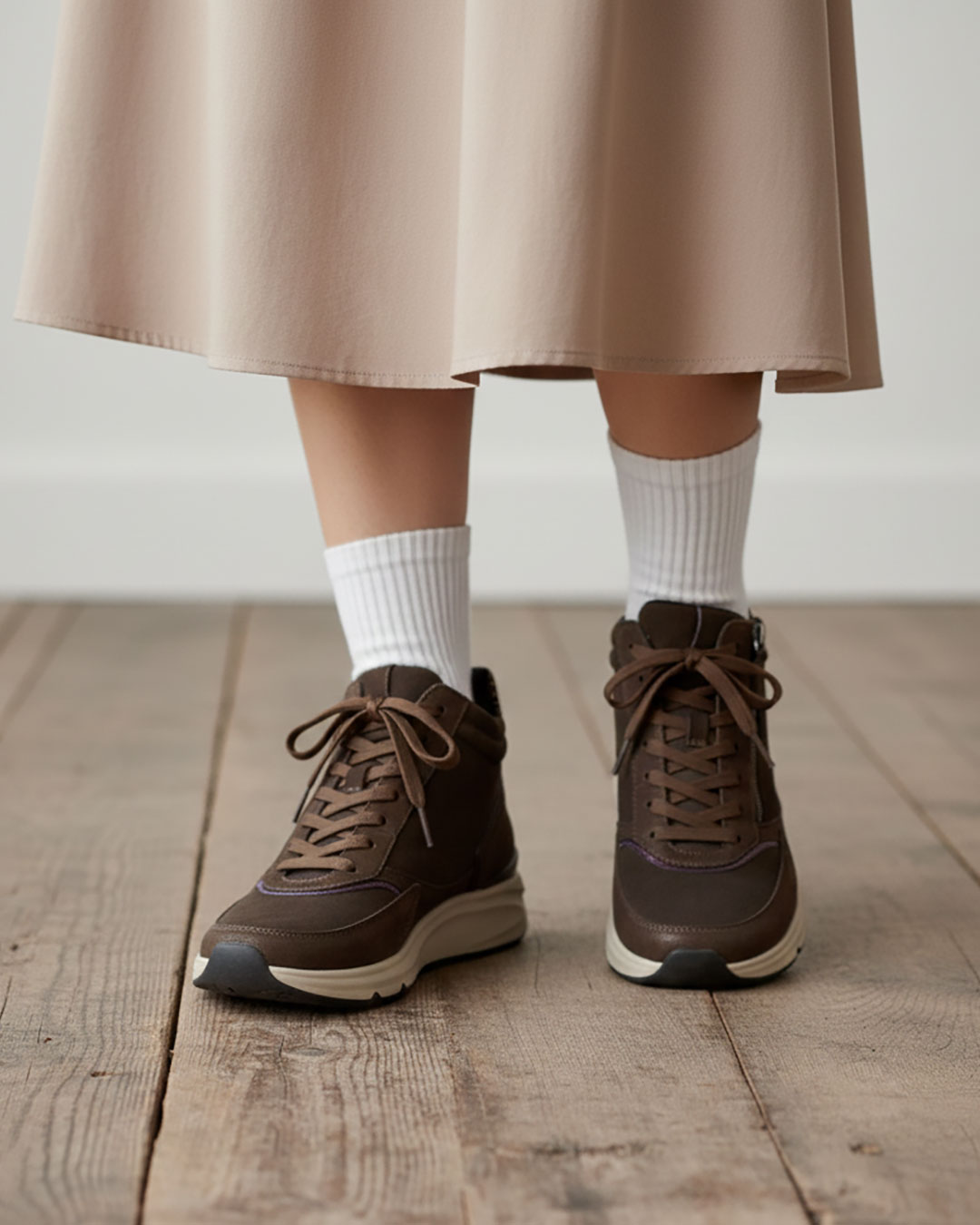 76887】rolling soft ハイカットスニーカー｜HAYASHIGO ONLINE SHOP