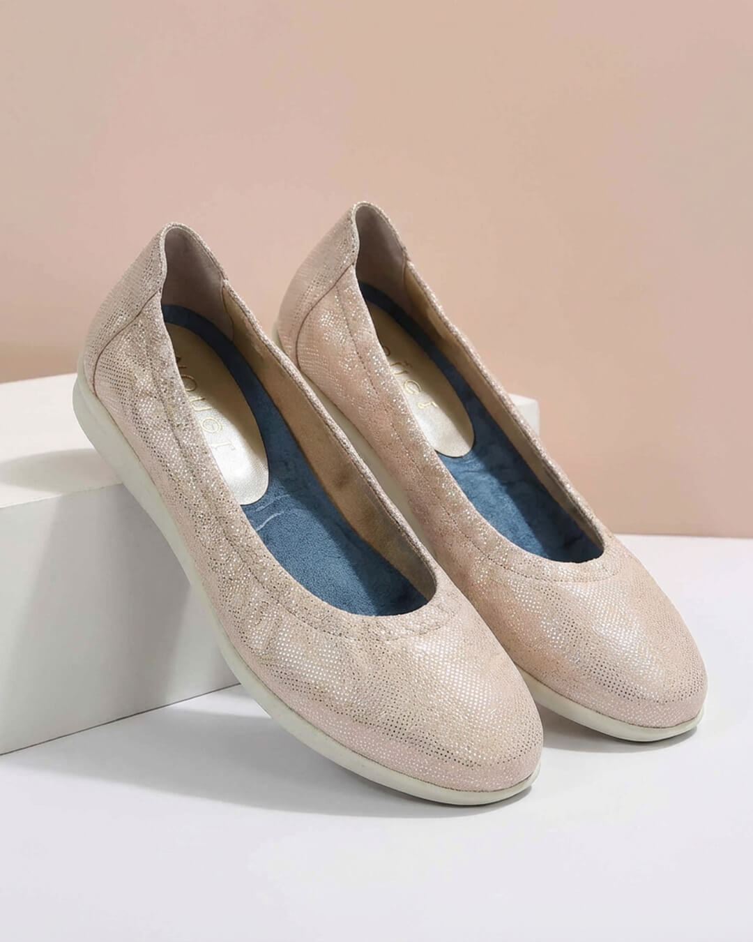 881408】フラットバレエシューズ