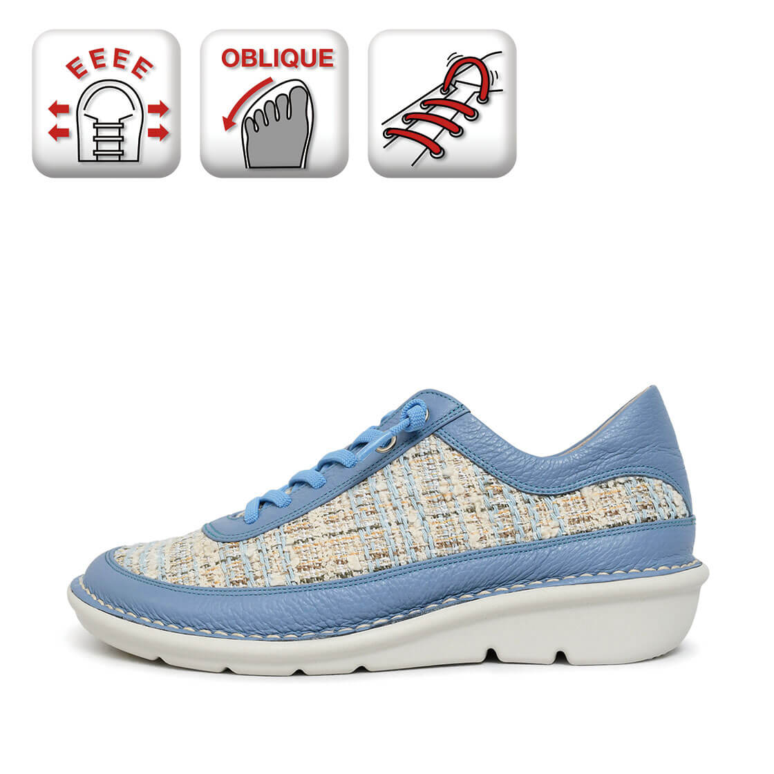 881520】ツイードデザインスニーカー｜HAYASHIGO ONLINE SHOP