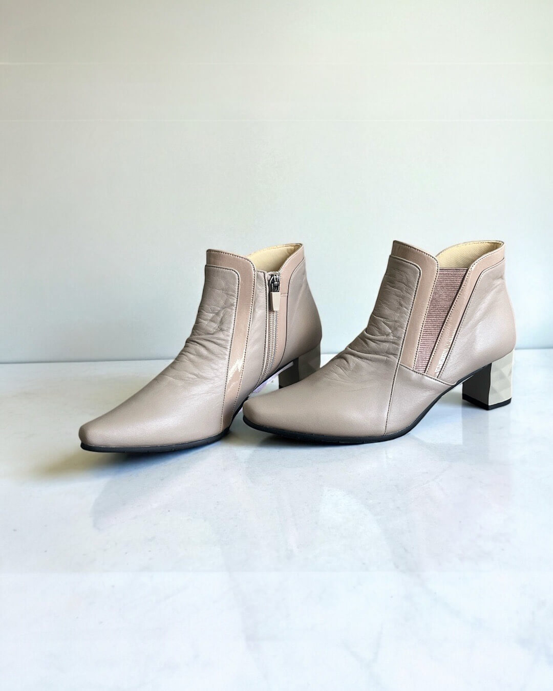 グレー ウール ブーティ 36 撥水/抗菌防臭】多機能ニットシューズ（ウィメンズ向け） / steppi