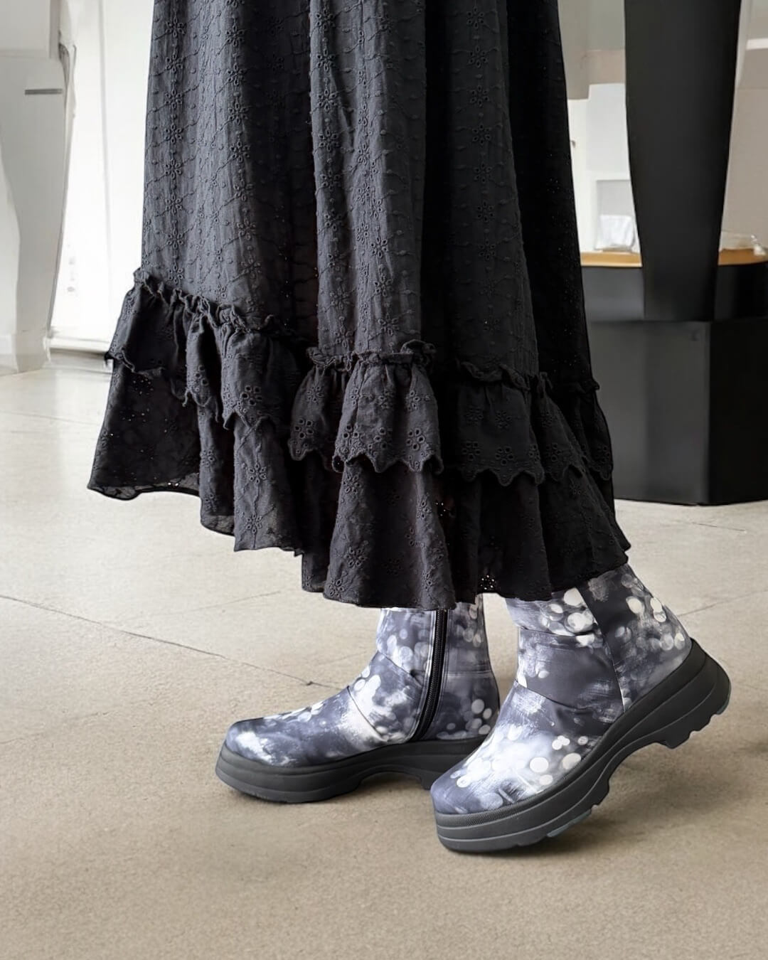 883570】プリント ショートレインブーツ｜HAYASHIGO ONLINE SHOP