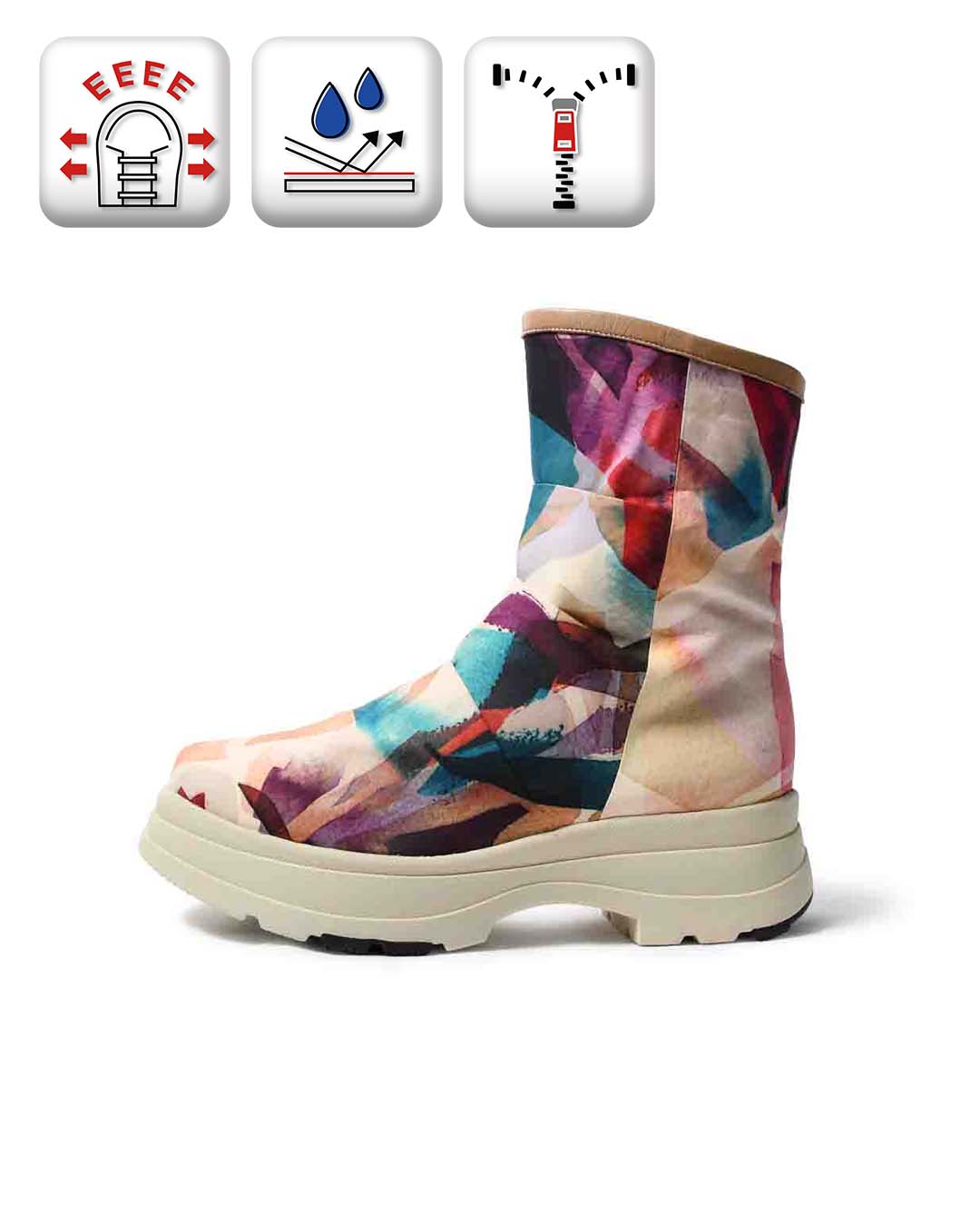 883570】プリント ショートレインブーツ｜HAYASHIGO ONLINE SHOP