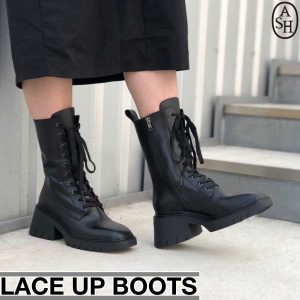 レースアップブーツでスタイルUP
