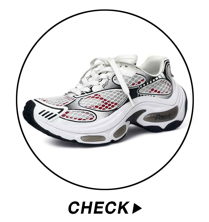 ダッドスニーカー レッド