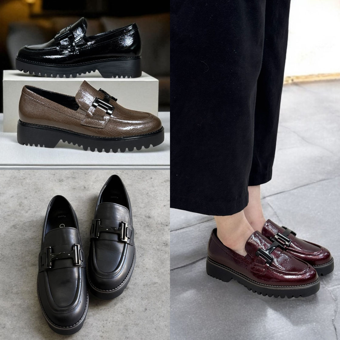 厚底ローファー