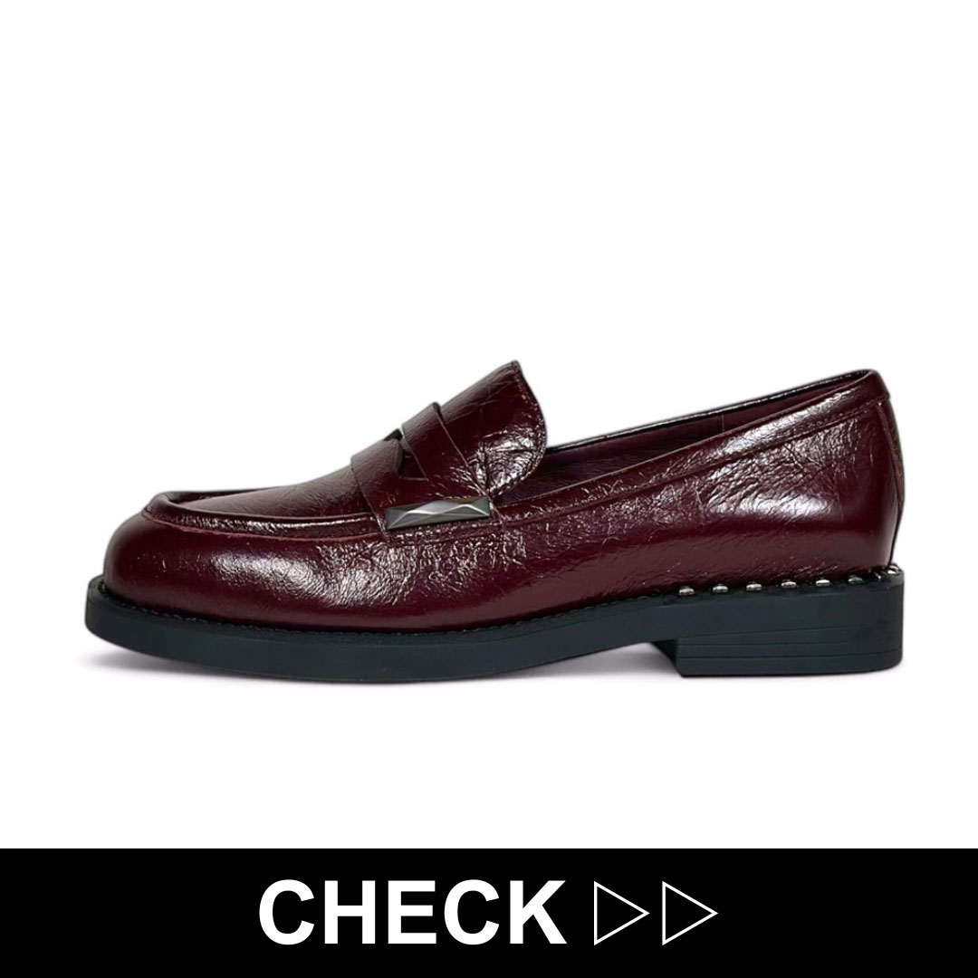 ボルドーローファー