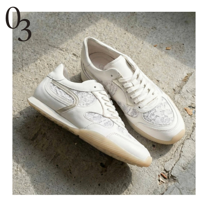 Gabor【83181】異素材ローカットスニーカー