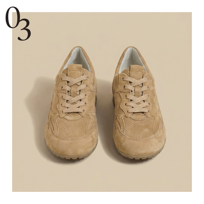 【86565】スエードローカットスニーカー