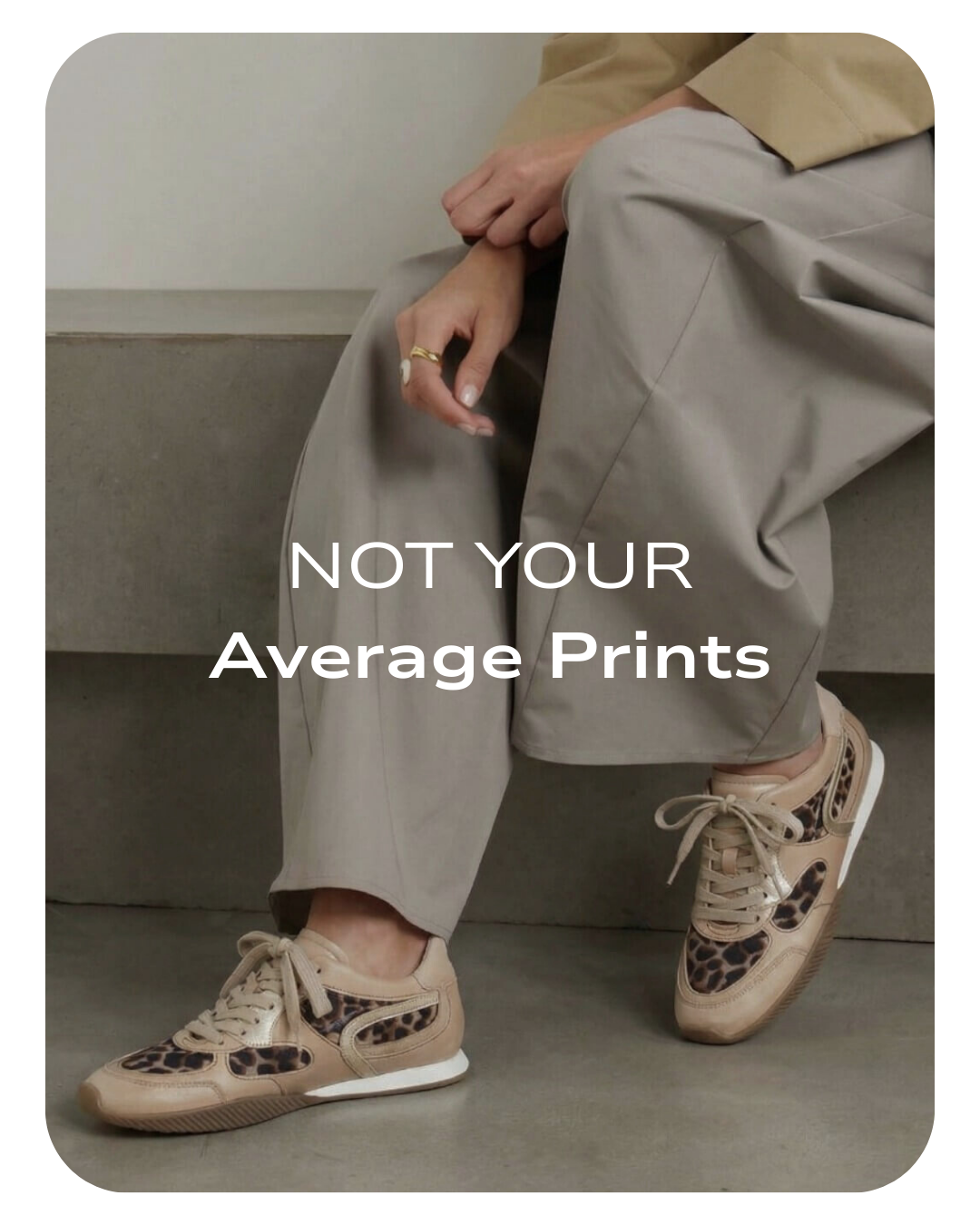 レオパード柄スニーカー