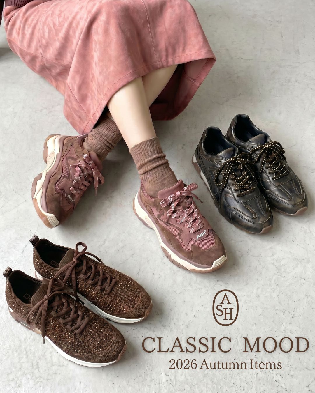 CLASSIC MOOD, -レトロな新作スニーカー登場-