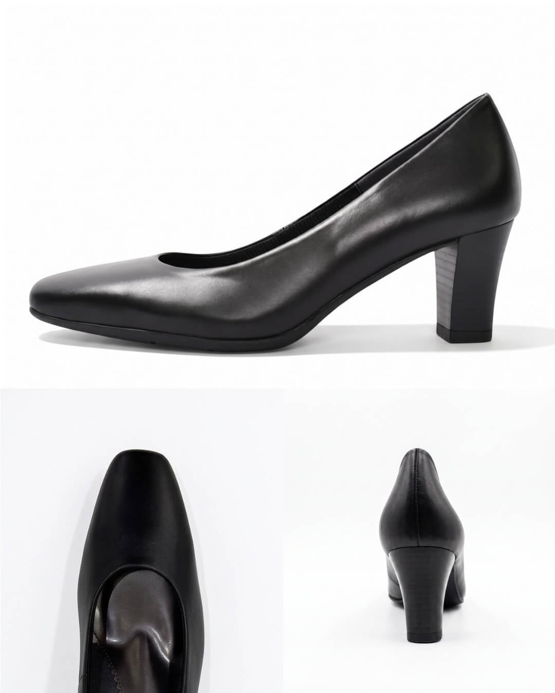 Monet 213308 ブラックパンプス